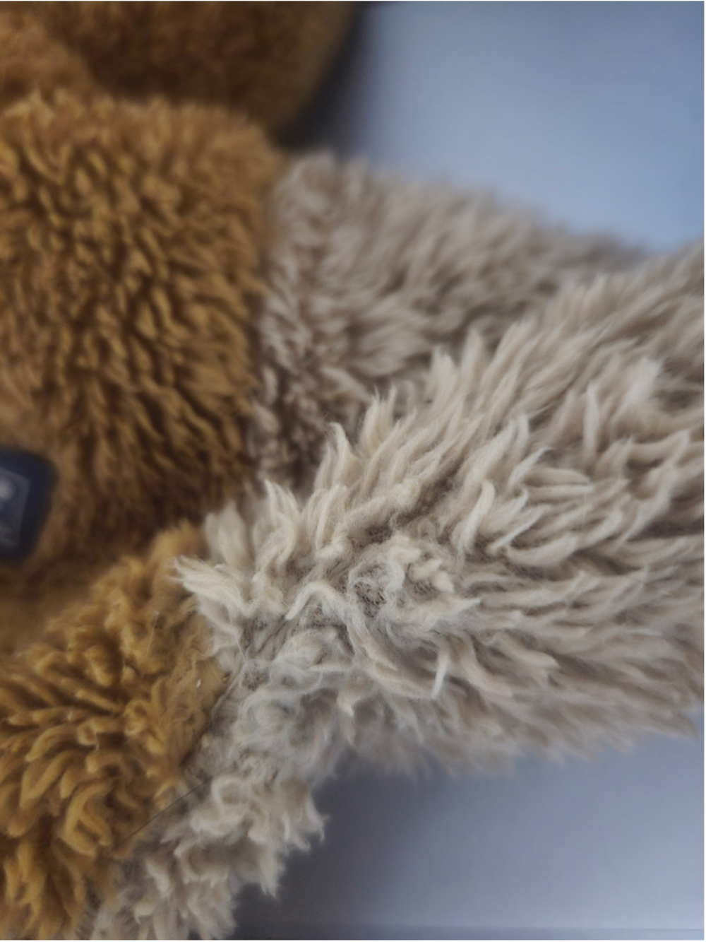 Eddie Bauer Baby Sherpa Fleece Jacket 12 Months Beige Brown - Picture 4 of 4